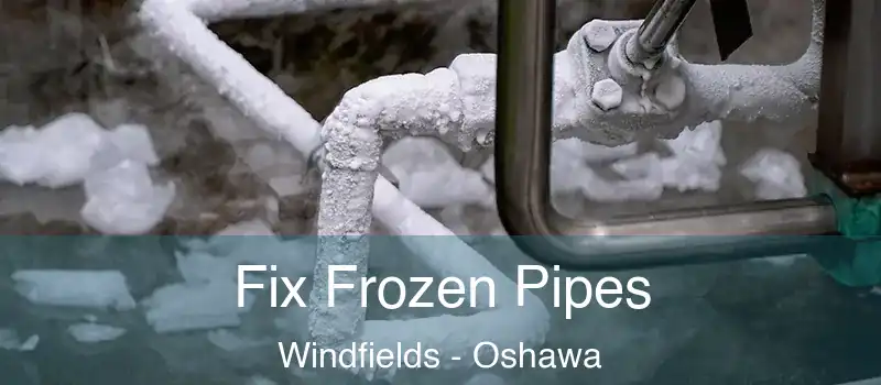  Fix Frozen Pipes Windfields - Oshawa