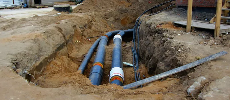 Main Water Line Installation in Windfields, Oshawa