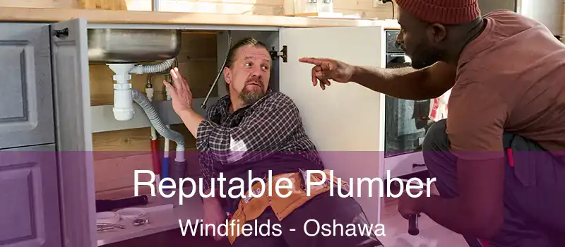  Reputable Plumber Windfields - Oshawa