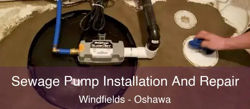  Sewage Pump Installation And Repair Windfields - Oshawa